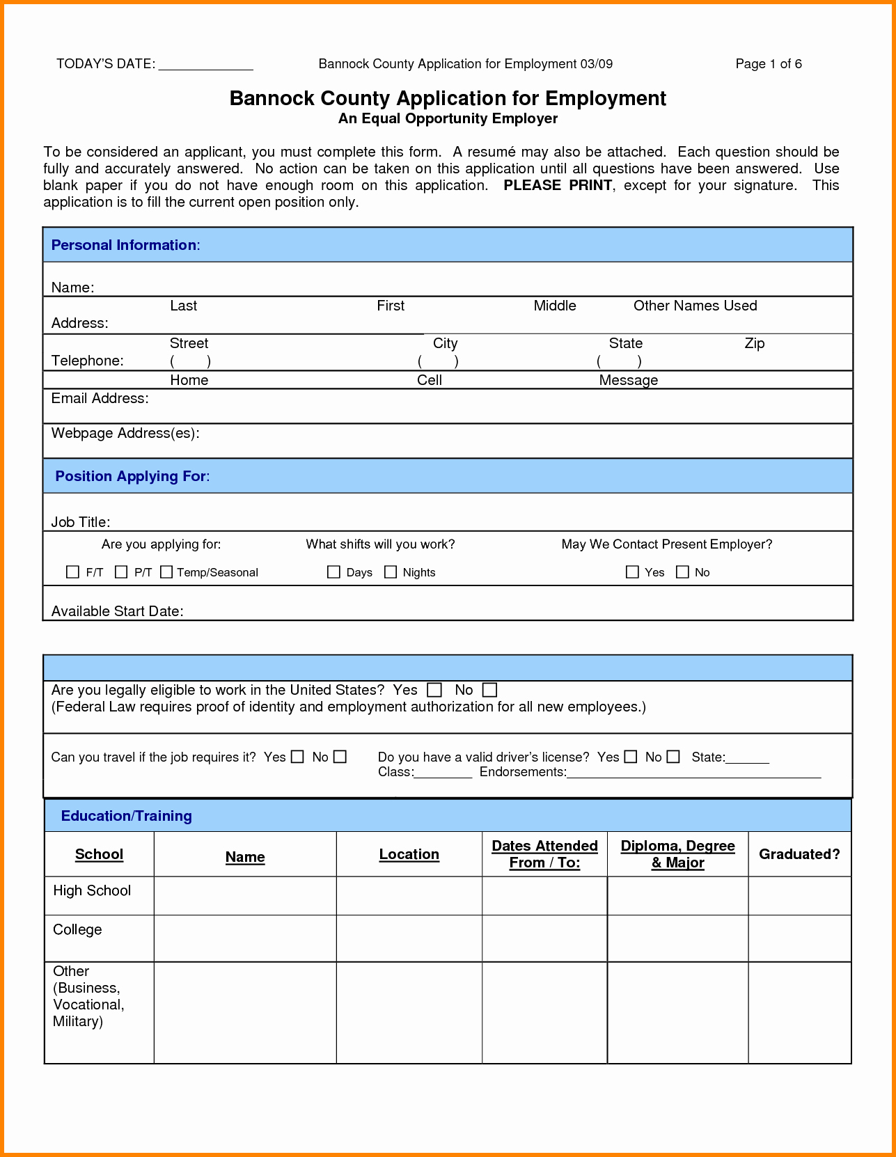 Job Application Sample Pdf Best Of 9 Sample Applications