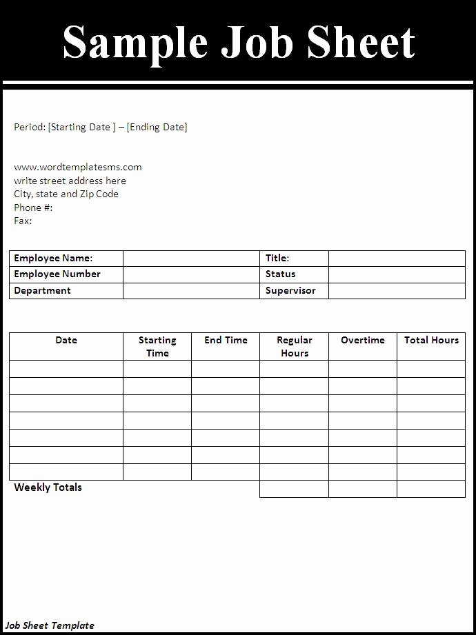 Job Cost Sheet Template Excel Lovely Best S Of Daily Job Duties Template Job Description