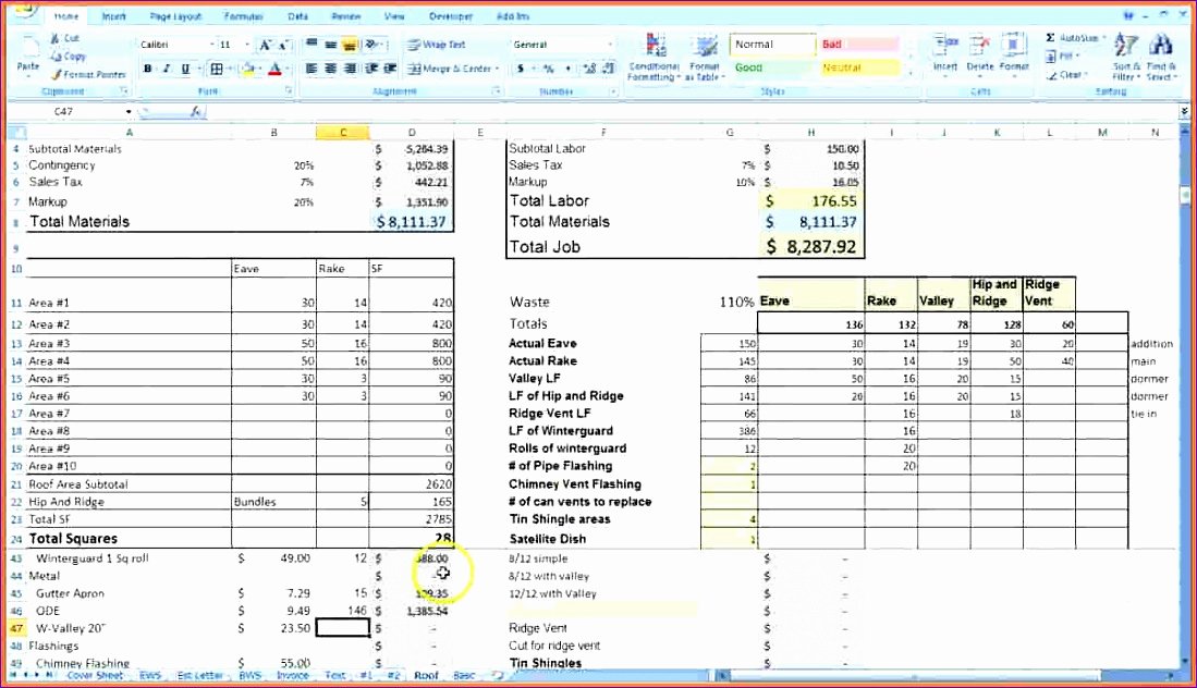 Job Cost Sheet Template Excel New 12 Microsoft Excel Monthly Bud Template