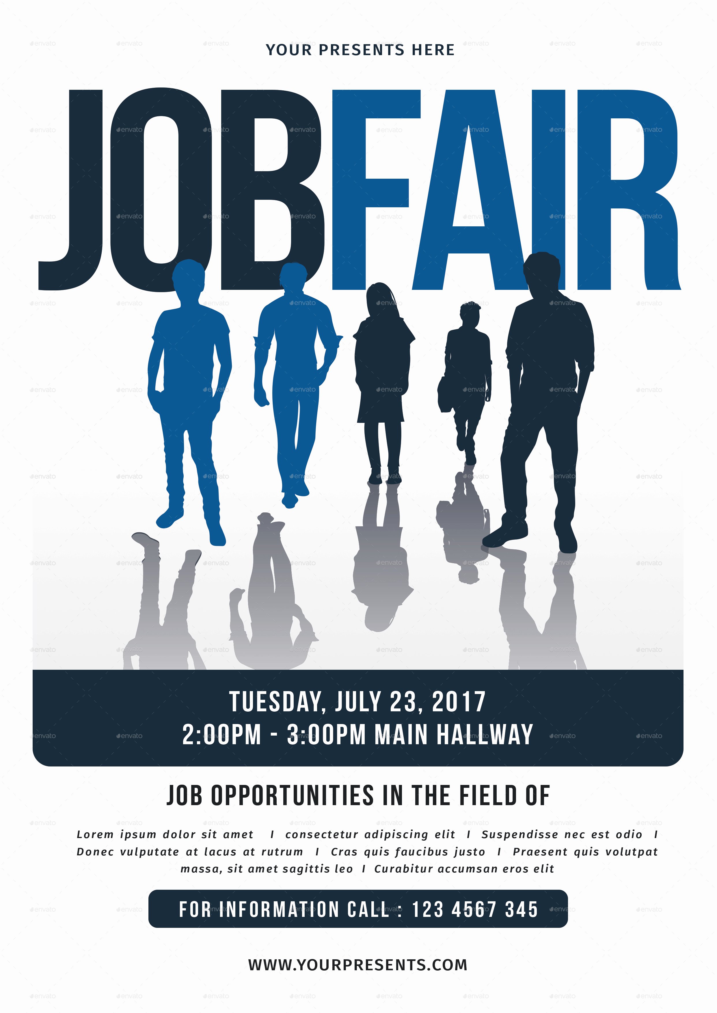 Job Flyer Template Word Awesome Job Fair Flyer by Lilynthesweetpea