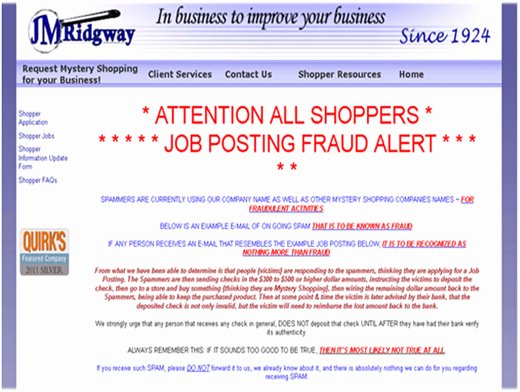 Job Posting Examples Awesome Job Posting Spam Job Posting Fraud Alerts Fake Job Scammers