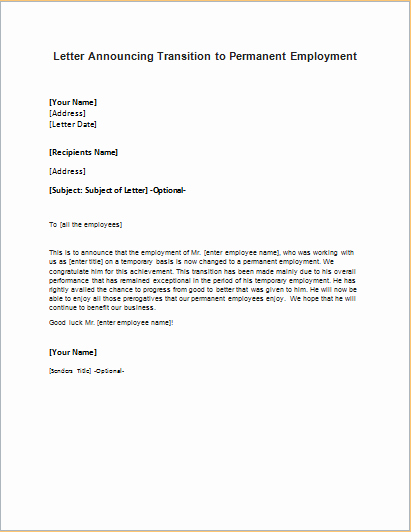 Job Transition Email Template Best Of formal Ficial and Professional Letter Templates Part 16