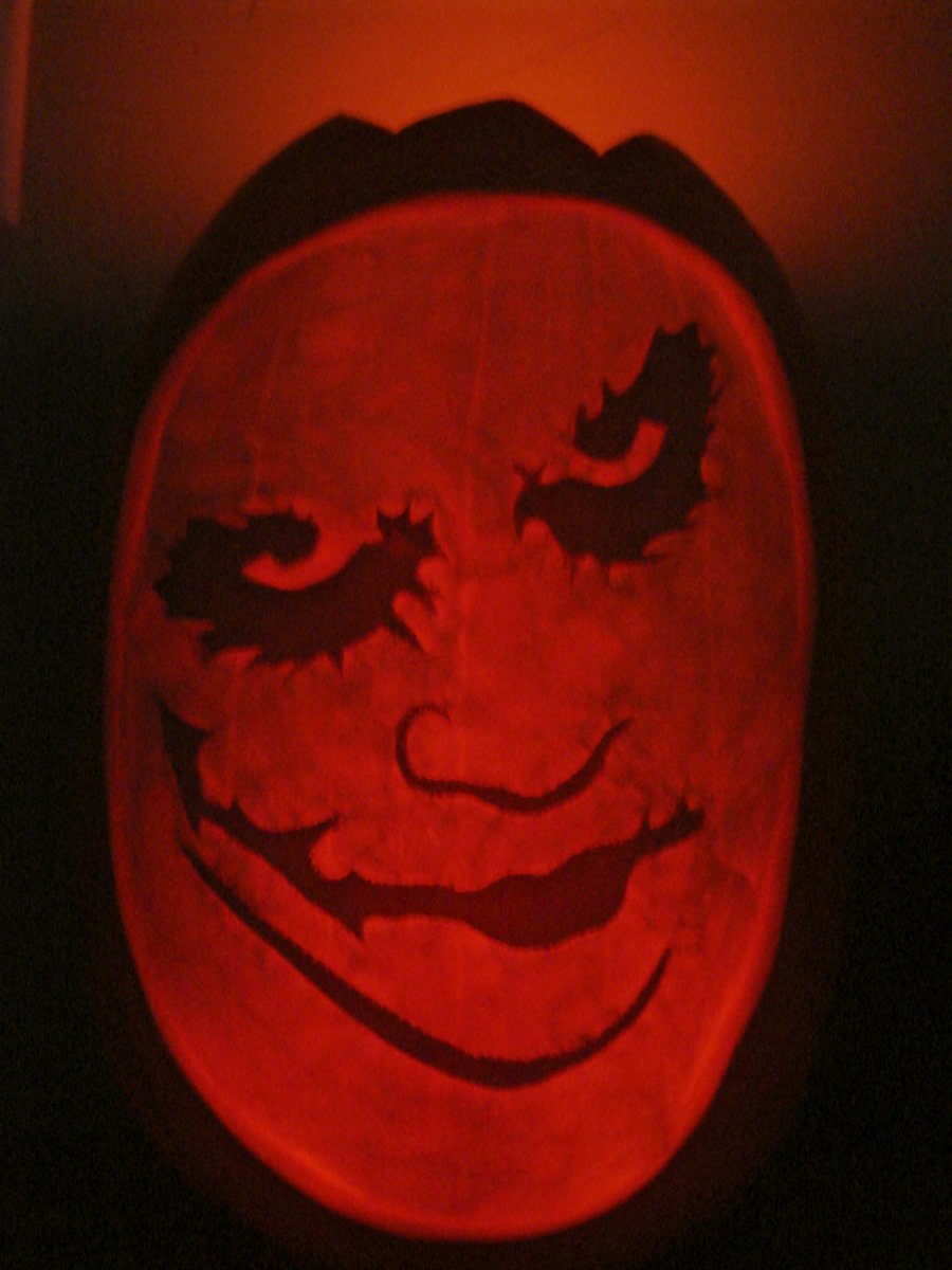 Joker Pumpkin Carving Patterns Elegant Joker Pumpkin Lit by Jfg2597 On Deviantart