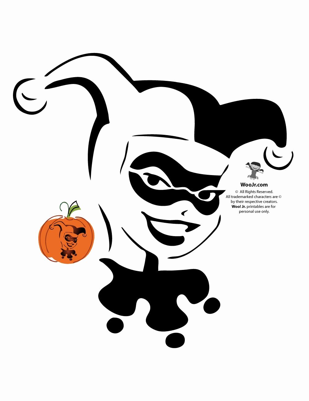 Joker Pumpkin Carving Patterns New Superman Batman Wonder Woman &amp; Dc Ics Villains