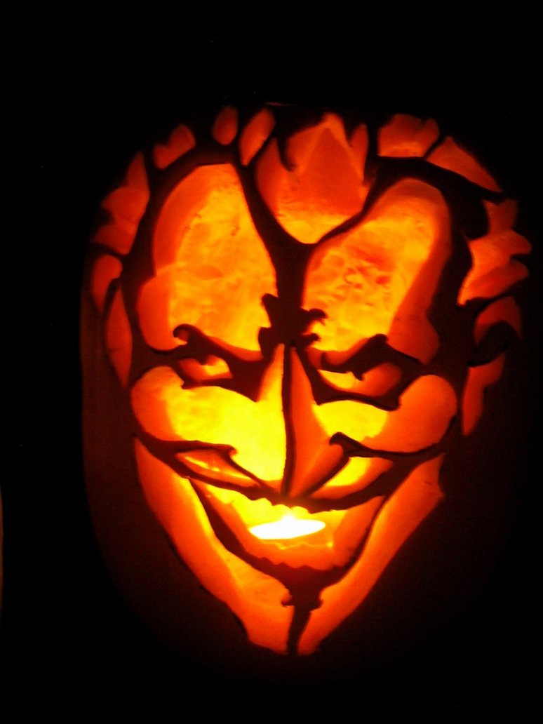 Joker Pumpkin Carving Stencils Beautiful Joker Pumpkin by Black Destiny On Deviantart