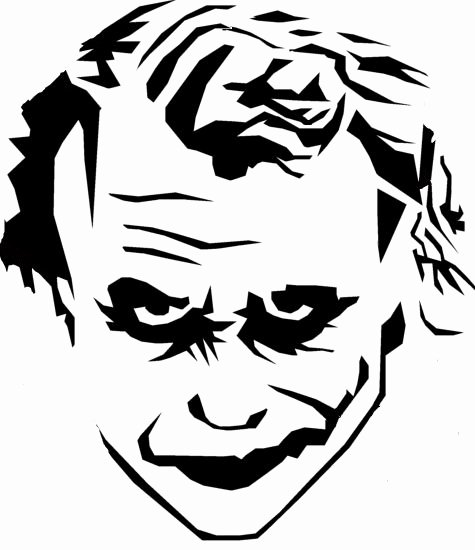 Joker Pumpkin Carving Stencils Luxury Cartoon Disney and Warner Brothers Stencils