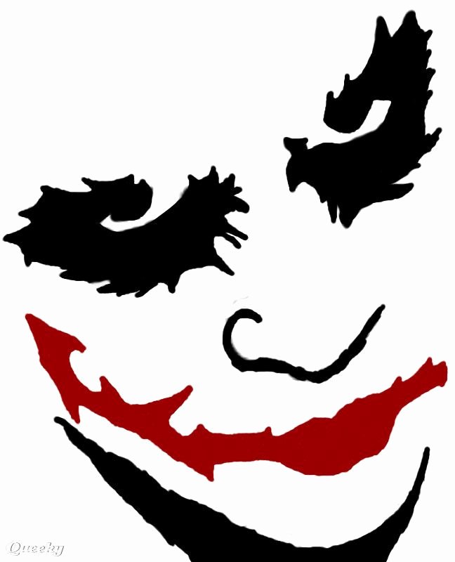 Joker Pumpkin Stencils Luxury Creepy Drawing