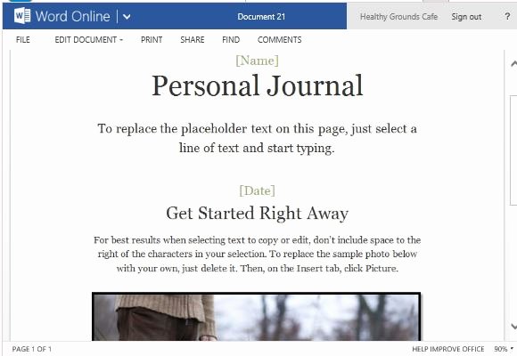 Journal Writing Template Best Of Personal Journal Template for Word Line