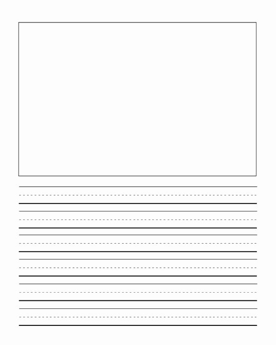 Journal Writing Template Unique First Grade Writng Paper Template with Picture