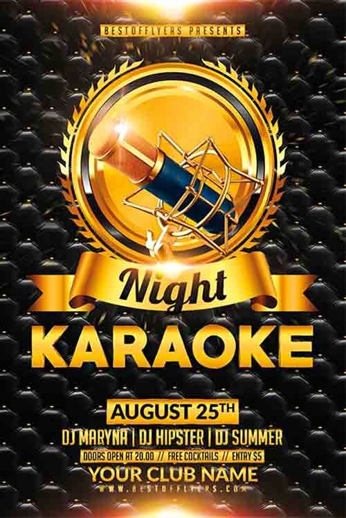 Karaoke Night Flyer Elegant 25 Best Ideas About Free Flyer Templates On Pinterest