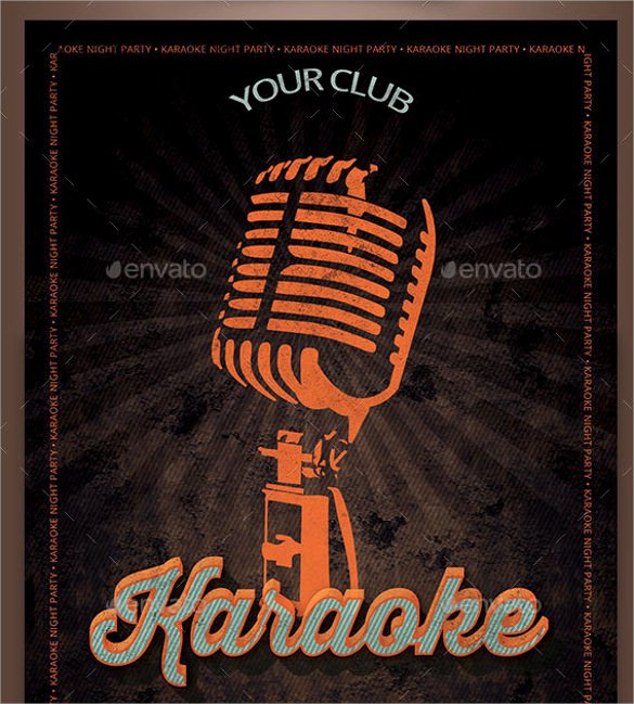 Karaoke Night Flyer Fresh 19 Karaoke Night Flyer Templates