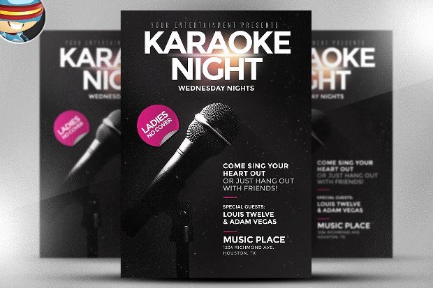 Karaoke Night Flyer Inspirational 23 Awesome Karaoke Flyer Designs Psd Word Ai Eps