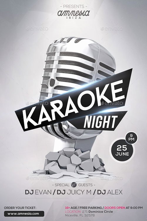 Karaoke Night Flyer Inspirational Karaoke Night Flyer Template for Your Next Karaoke event