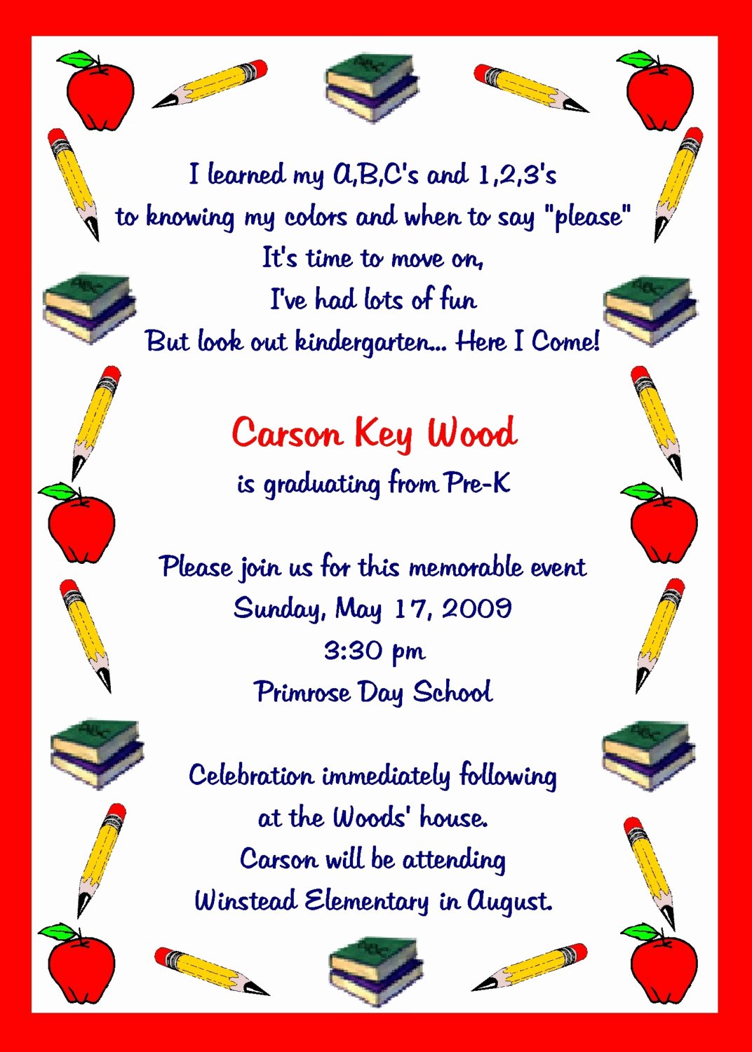 Kindergarten Graduation Program Template Free Inspirational Pre K Graduation Quotes Quotesgram