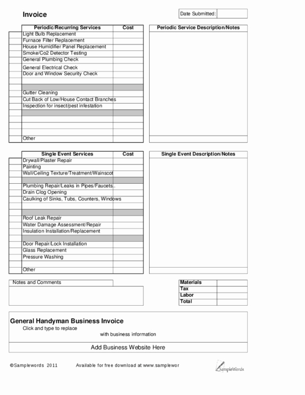 Landscaping Estimate Sample Beautiful Landscaping Invoice Template Spreadsheet Templates for