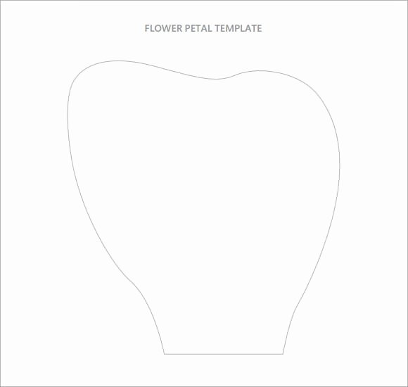 Large Flower Petal Template Fresh Flower Petal Template 9 Download Documents In Pdf Psd