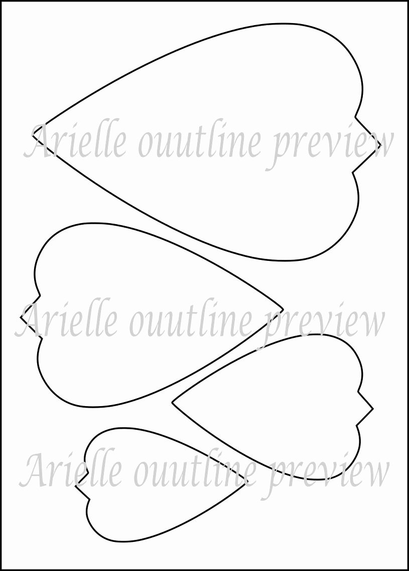 Large Flower Petal Template Inspirational Diy Giant Paper Flower Printable Templates Flower