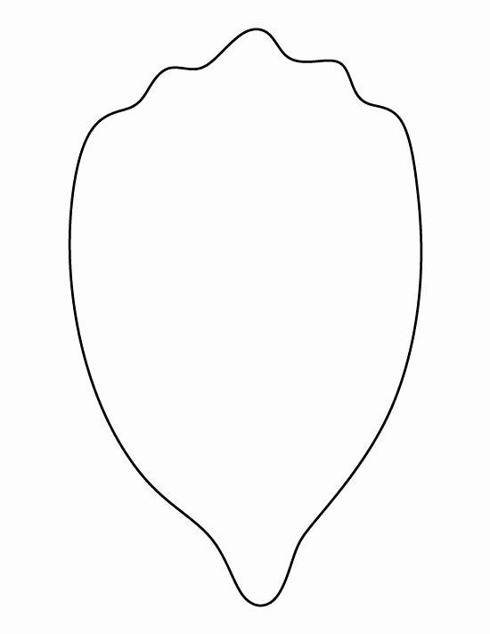 Large Flower Petal Template Unique Printable Flower Templates Coloring Home