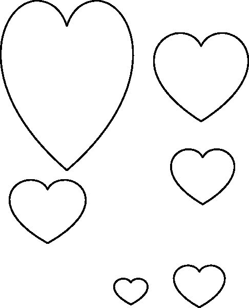 Large Heart Stencil Printable Best Of Heart Stencil Clip Art at Clker Vector Clip Art