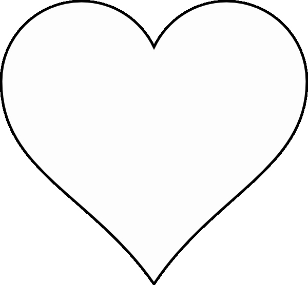 Large Heart Stencil Printable Fresh Heart Stencil Clipart Best