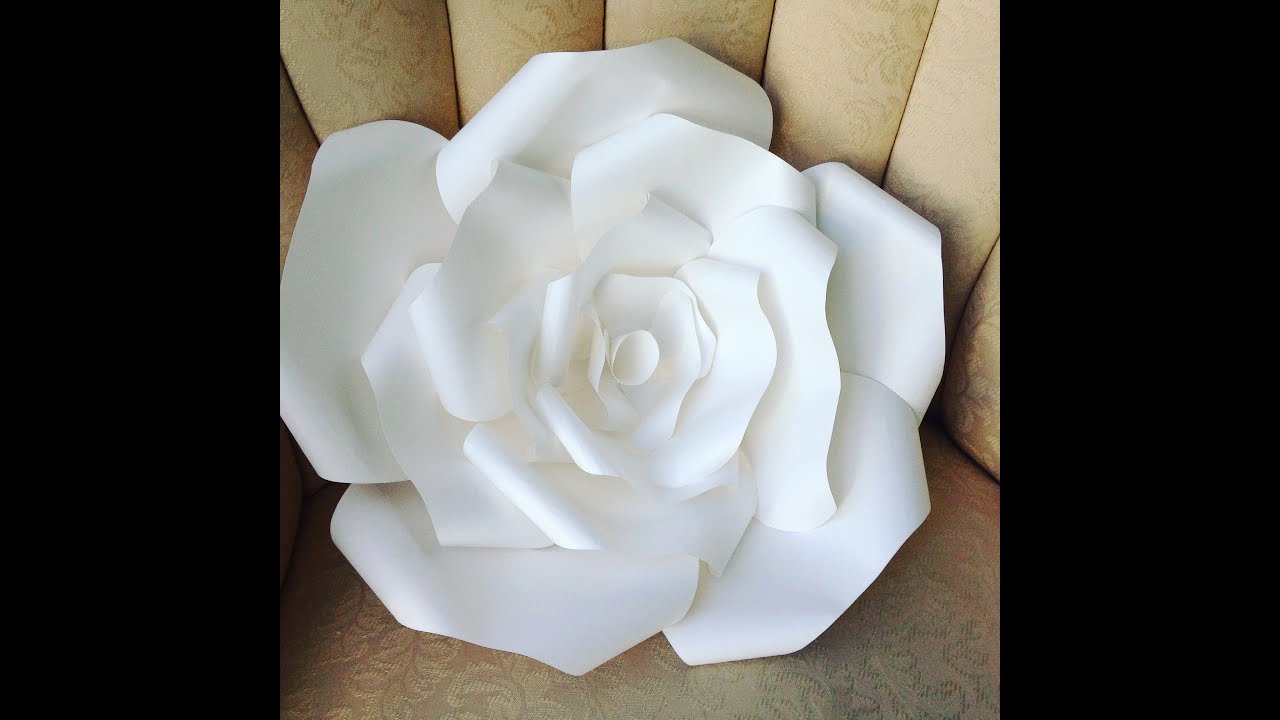 Large Rose Paper Flower Template Inspirational Diy Large Paper Rose