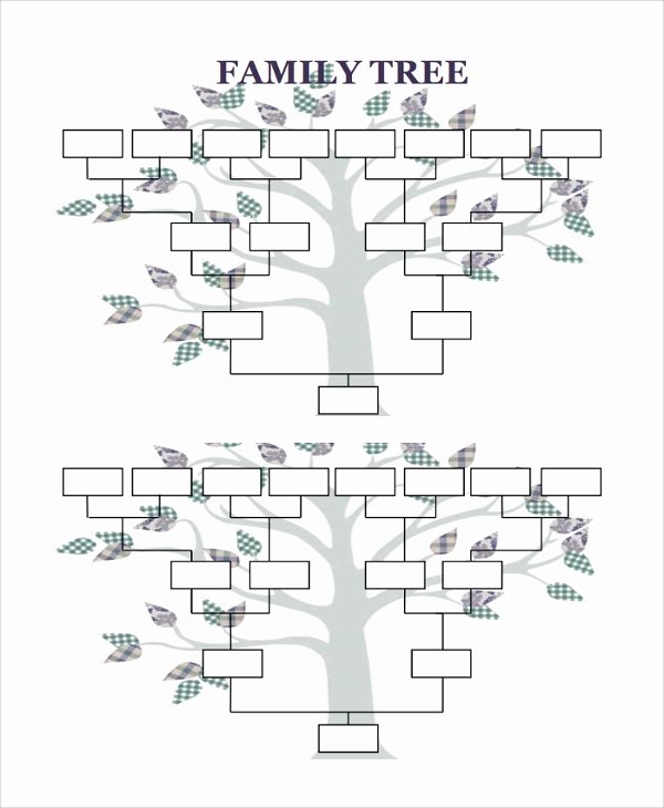 Large Tree Template Fresh Sample Blank Family Tree Template 8 Free Documents