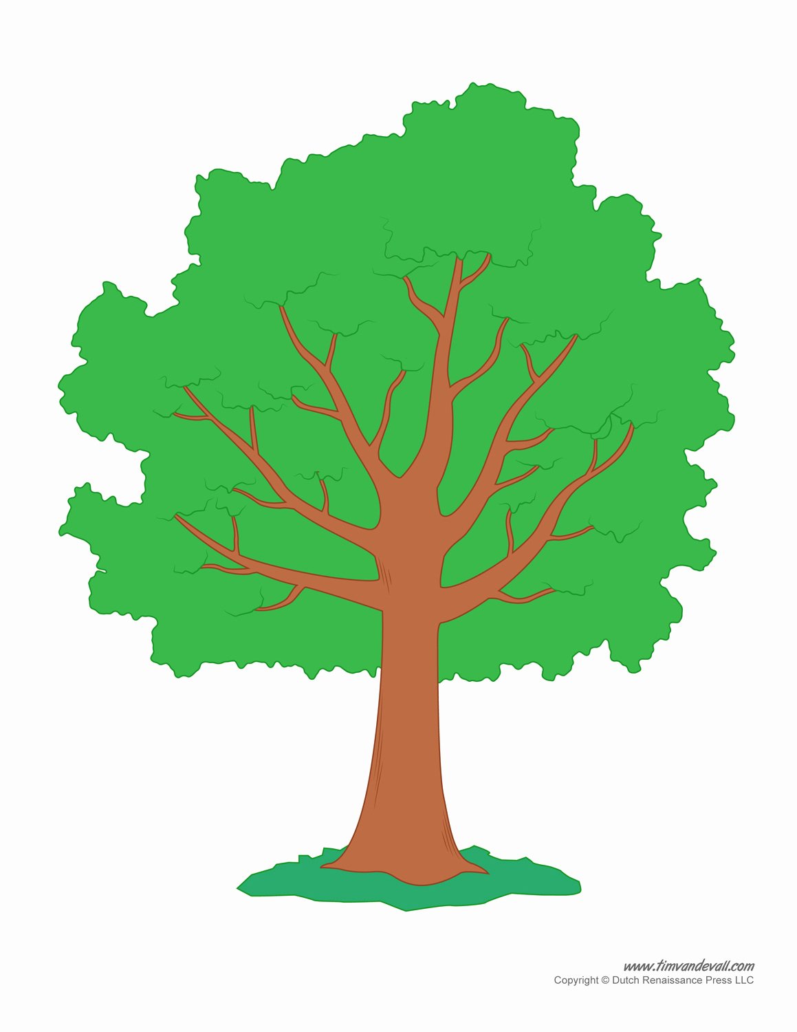 Large Tree Template Inspirational Tim Van De Vall Ics &amp; Printables for Kids