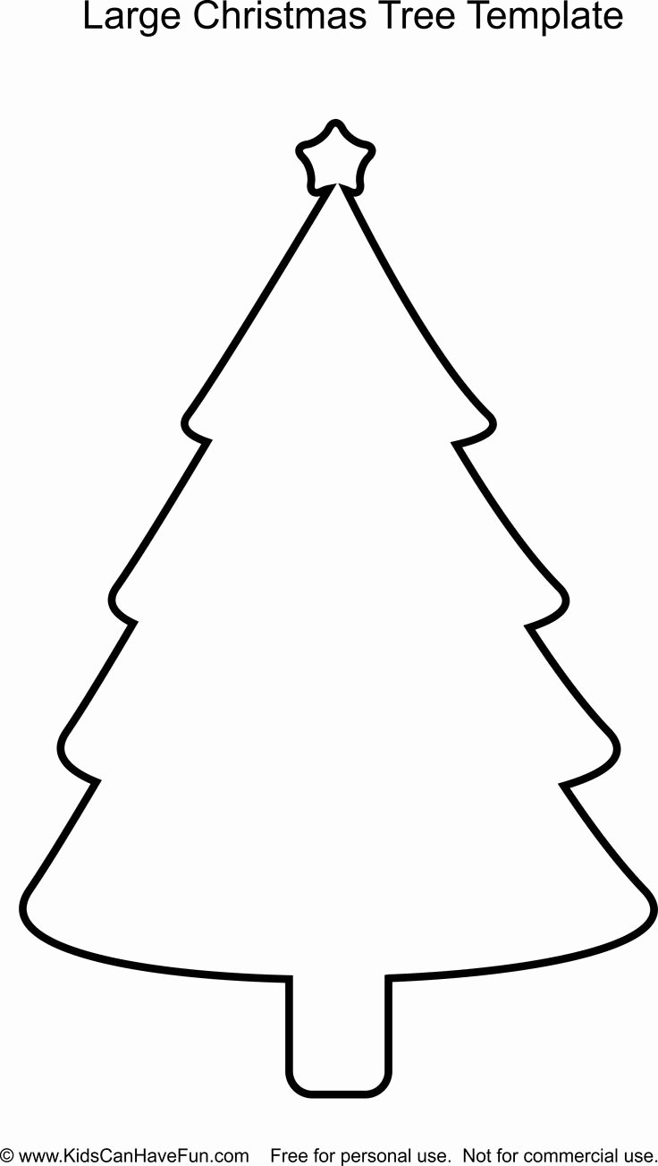 Large Tree Template New Christmas Tree Template Scanhavefun