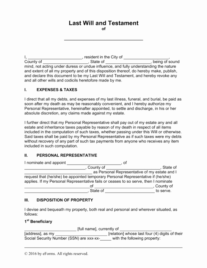 Last Will and Testament Template Microsoft Word Awesome 5 Last Will and Testament Template Microsoft Word Free