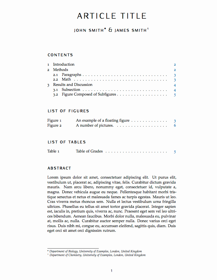 Latex Lab Report Template Beautiful Latex Templates Articles