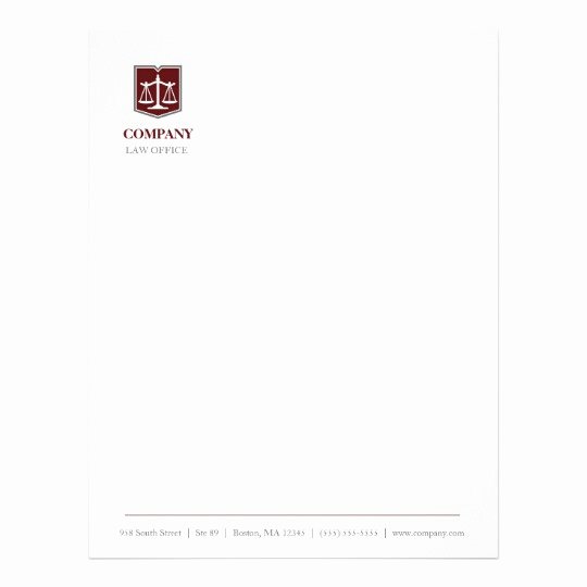 Law Firm Letterhead Template Fresh Law Firm Professional Letterhead