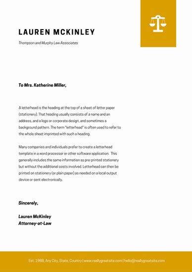 Law Firm Letterhead Template Lovely Customize 37 Law Firm Letterhead Templates Online Canva