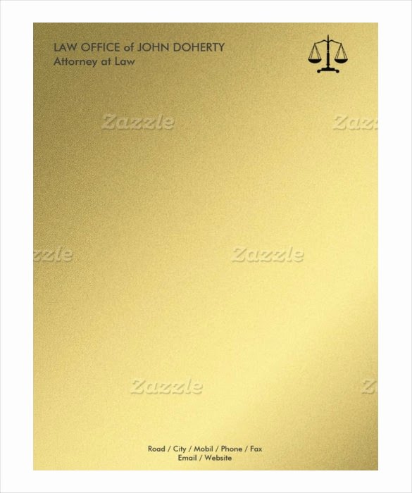 Law Firm Letterhead Template Luxury 8 attorney Letterhead Templates