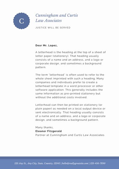 Law Firm Letterhead Templates Fresh Customize 40 Law Firm Letterhead Templates Online Canva