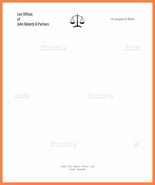 Law Firm Letterhead Templates Unique 4 Law Firm Letterhead Templates