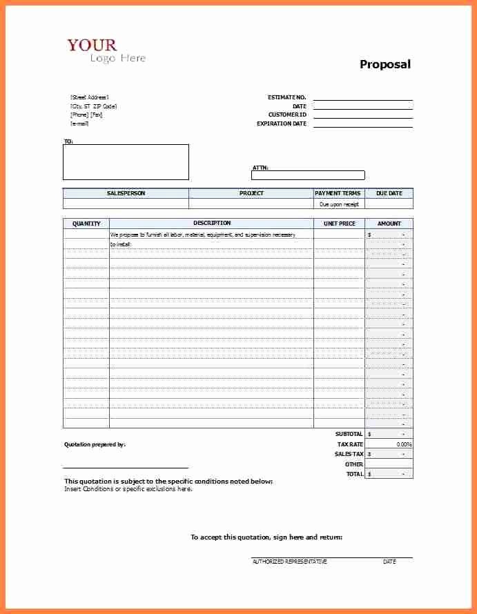 Lawn Service Proposal Template Free Lovely Lawn Service Proposal Template Free