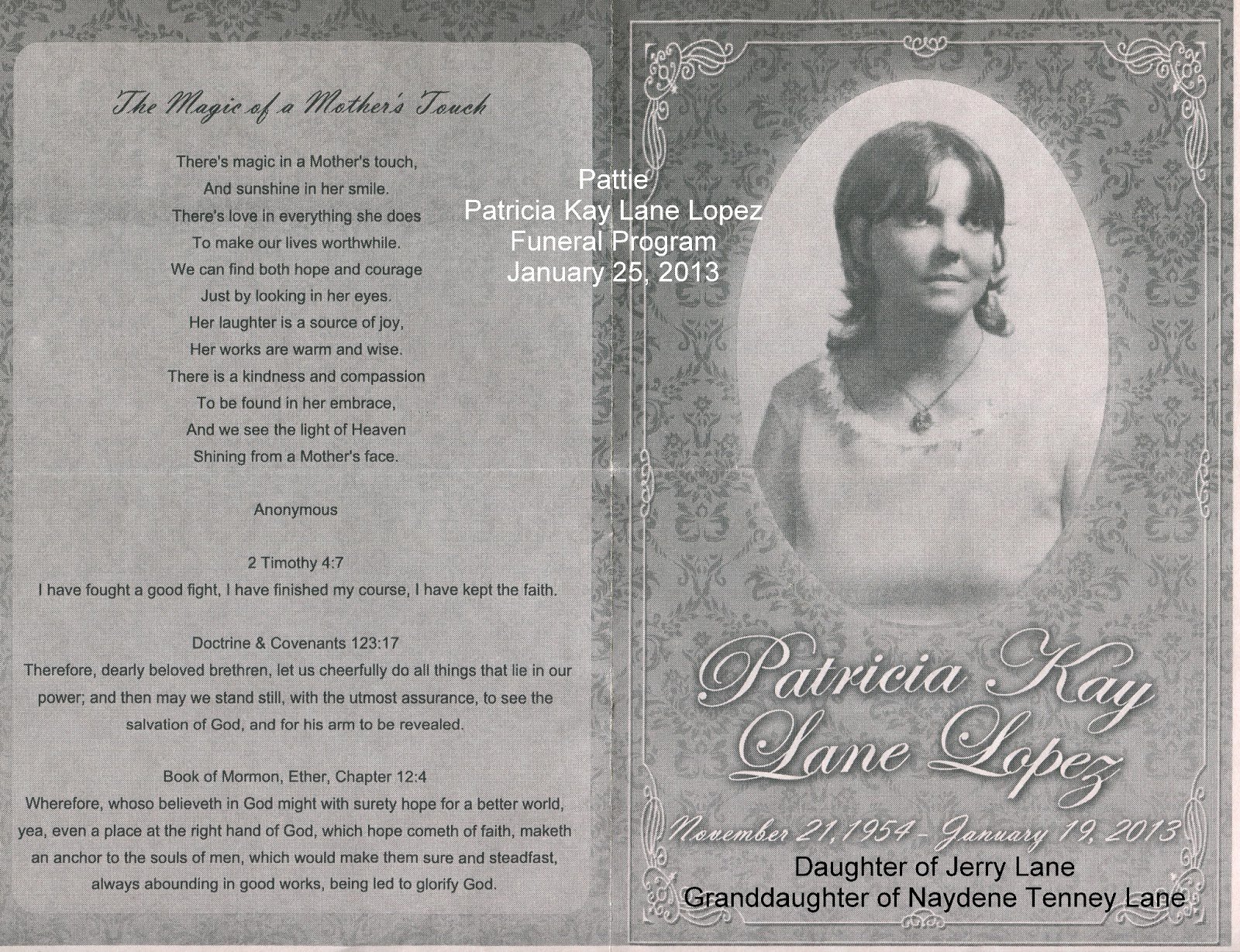 Lds Funeral Program Template Free Peterainsworth