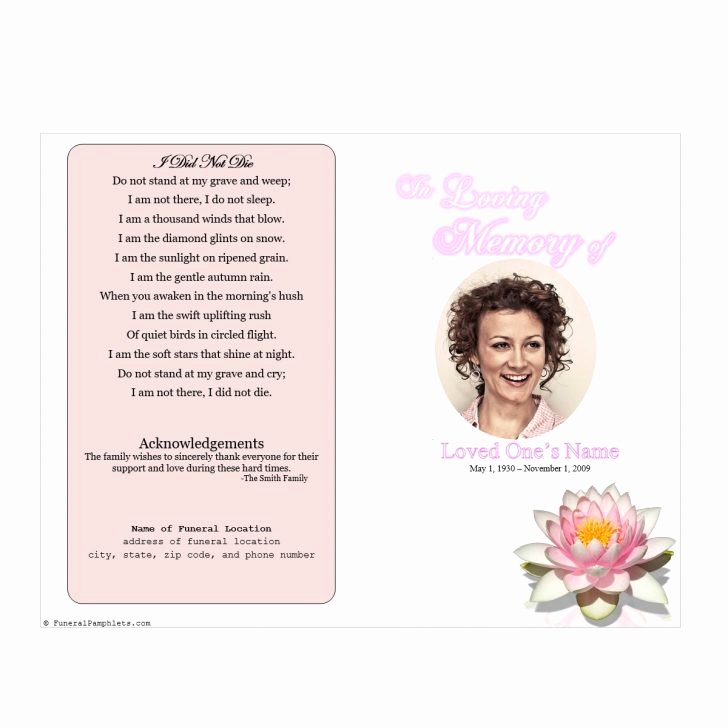 Lds Funeral Program Template Free Peterainsworth
