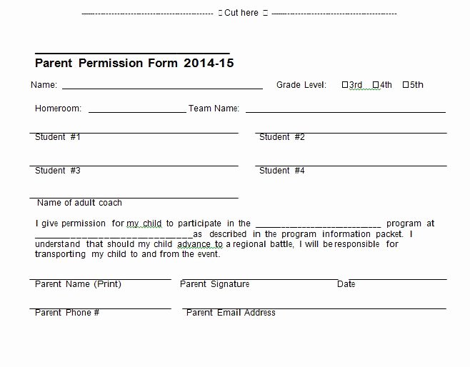 Lds Permission form Beautiful 35 Permission Slip Templates &amp; Field Trip forms