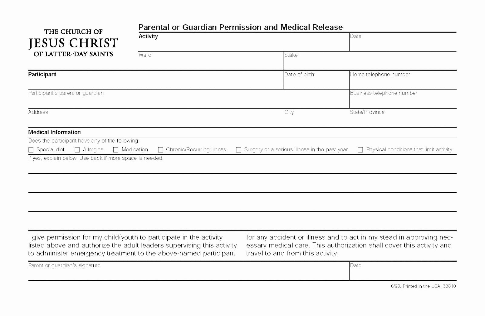 Lds Youth Permission Slips Elegant Blog Not Found