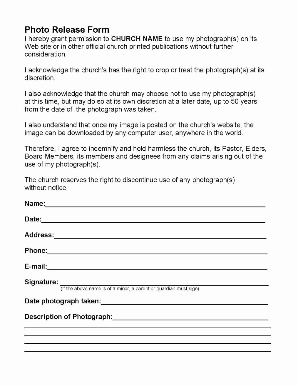 Lds Youth Permission Slips Elegant Free Church Nursery Check In forms thenurseries