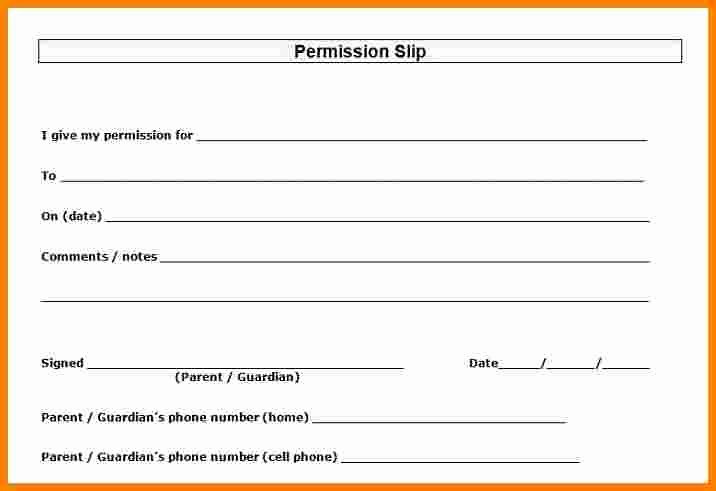 Lds Youth Permission Slips Luxury 8 Printable Permission Slips