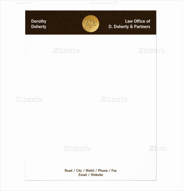 Legal Letterhead Templates Elegant Advocate Letterhead Design Exergamesfo