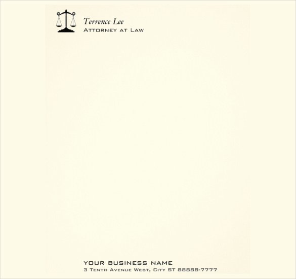 Legal Letterhead Templates New Legal Letterhead Template 17 Free Psd Eps Ai