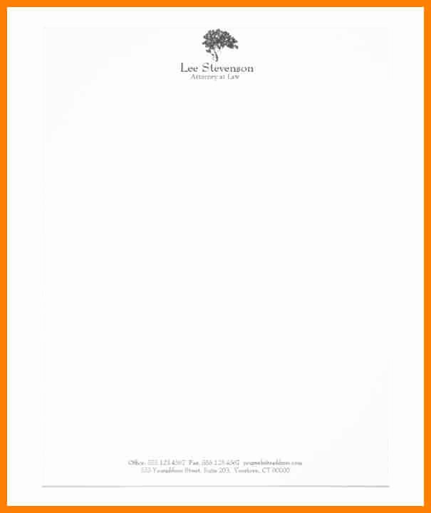 Legal Letterhead Templates Unique 12 attorney Letterhead Templates