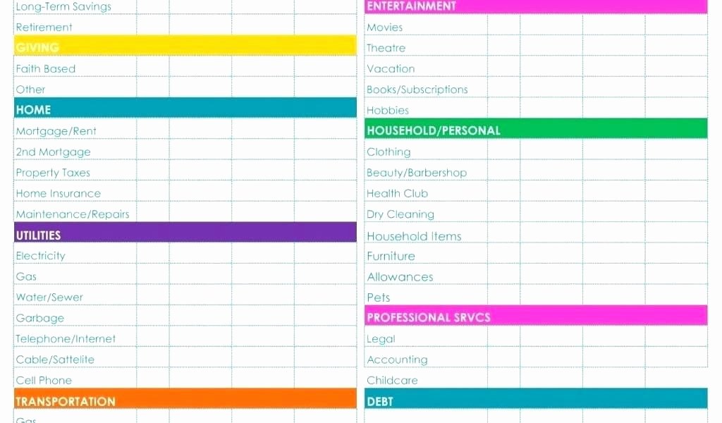 Legal Pad Template New Columnar Pad Template for Excel oreofy