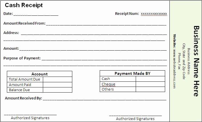 Legal Receipt Template Inspirational Payment Receipt Template