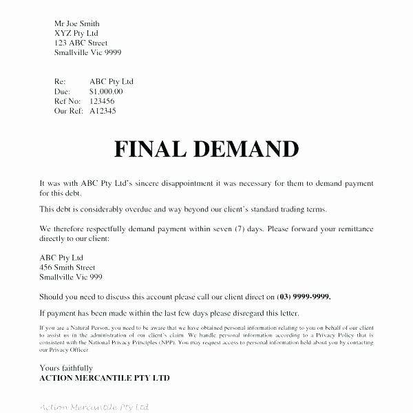 Legal Response Letter Template Elegant 50 Free Demand Letters Sample Templates