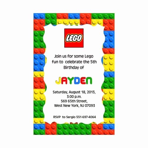 Lego Birthday Card Printable Fresh Best 25 Lego Birthday Invitations Ideas On Pinterest