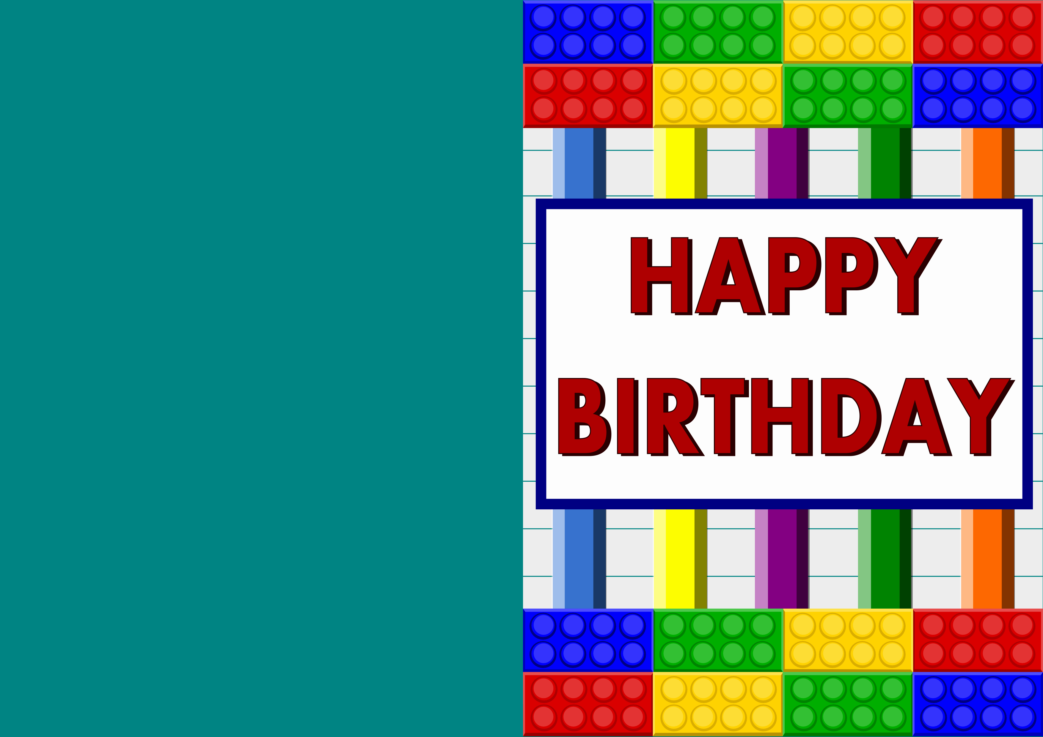 Lego Birthday Card Printable Unique Printable Cards – Stormdesignz